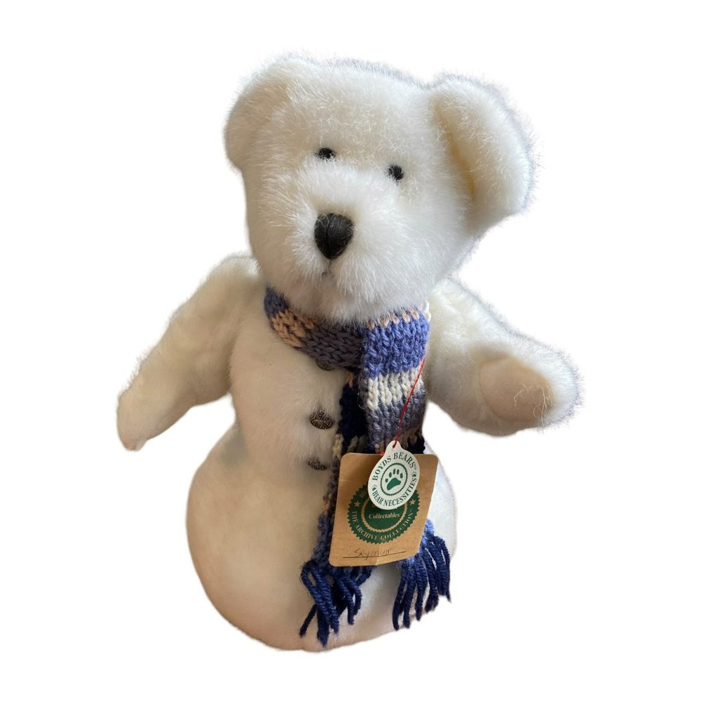 Vintage Boyds Bears Seymour Retired Snowman Bear 14"
